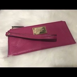 Pink Michael Kors Wristlet